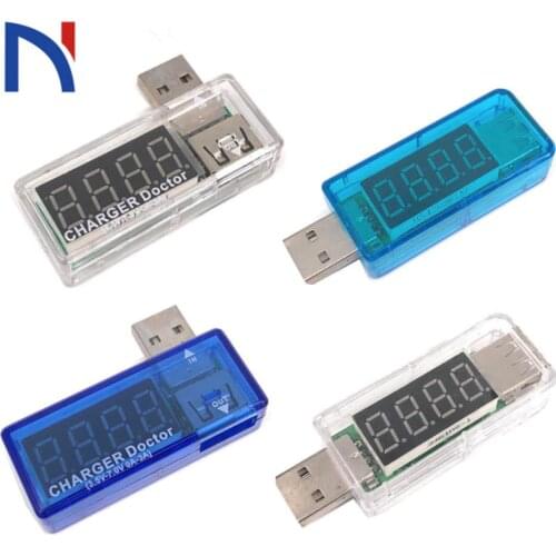 Digital USB Mobile Power Charging Voltmeter Smart Electronics Current Voltage Tester Meter USB Tester Doctor Voltmeter Ammeter