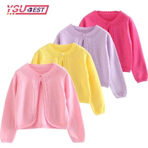 Spring Autumn Knitted Cardigan Sweater Baby Children Clothing Boys Girls Sweaters Kids Wear Baby Boy Clothes Summer Thin Jacket