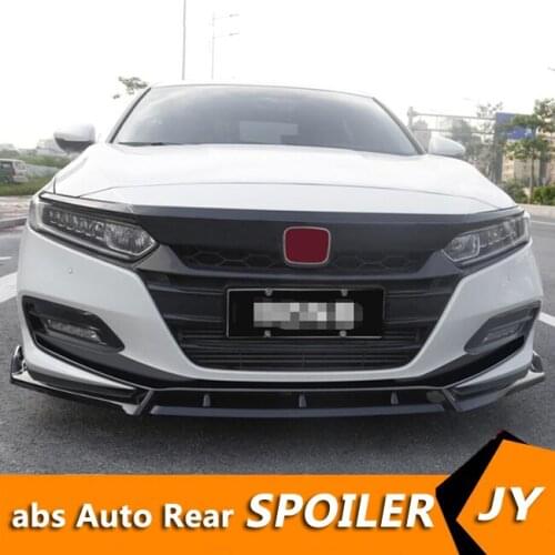 For Accord Body kit spoiler 2018-2019 For HONDA Accord DCK ABS Rear lip rear spoiler front Bumper Diffuser Bumpers Protector