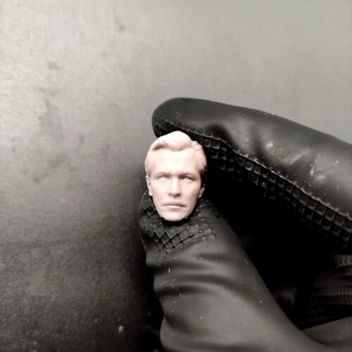 Blank 1/12 Scale James Gordon Sheriff Head Sculpt Unpainted Fit 6" ML Figure