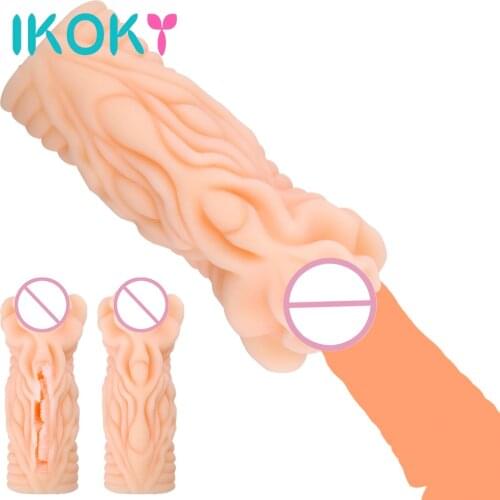 IKOKY Realistic Soft Tight Vagina Male Masturbation Vagina Real Pussy Sex Toys Sex Toys for Men Adult Toy
