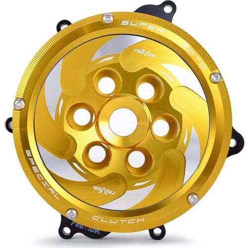 JAER CNC Racing Clear Clutch Cover Spring Retainer R for Suzuki DR-Z 400E 400S 2000-2020 DRZ 400 2000-2004 DR Z 400SM 2005-2020