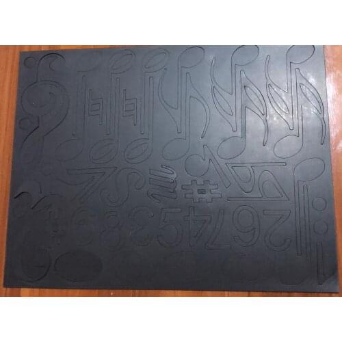 Magnetic musical note notes suitable for 2.7cm space between the lines,40 music notes+6 dots