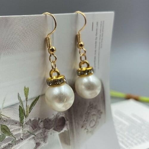 Fashion Women Pearl Earrings for Womens Jewelry Children Birthday Gift Lovely Jewelry 2021 Trend Jewelry Gift