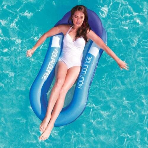 Inflatable Hammock Floatings Row Lounges Folding Swimming Bed Portable Swimming Pool Air Mattresses Pool Party Accessory