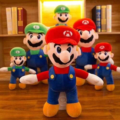 35cm 45cm 55cm Super Marioed Bros Plush Doll Game Anime Characters Plush Toy Decoration Game Peripheral Doll Birthday Gifts