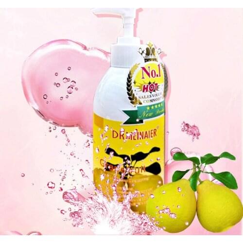 300ml Grapefruit deep cleansing makeup remover facial, eye lip makeup remover gentle non-irritating eyelash shampoo