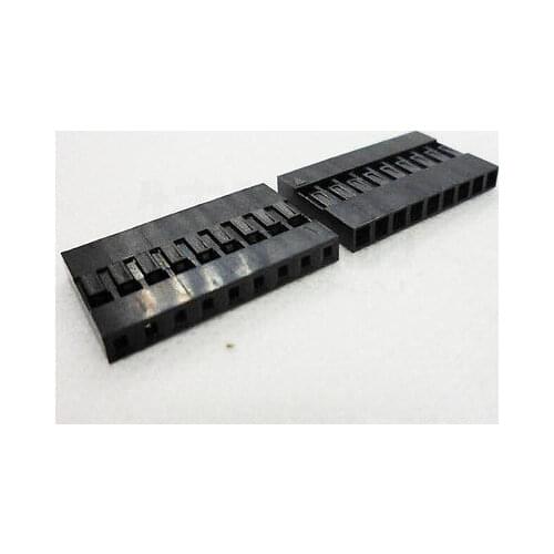 100PCS 2.54MM 9 Pin 9P Dupont Jumper Wire Cable Housing Female Connector Header