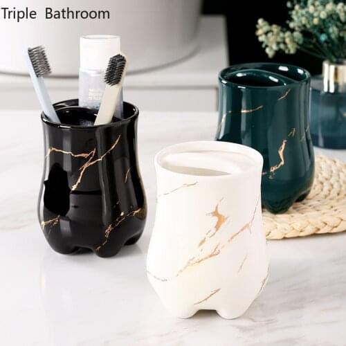 Triple Bathroom Toothbrush Holders