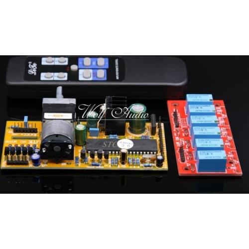 Amplifier MV-06 6 Way input Motorized Remote Volume Control ALPS