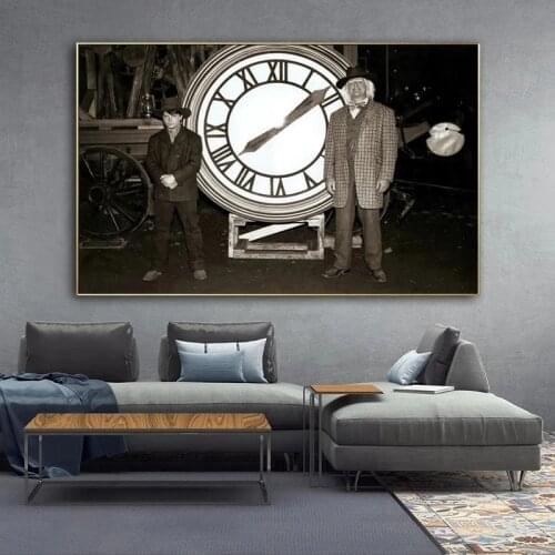 Vintage Classic Movie Photos Back To The Future Art Canvas Painting Posters and Prints Wall Art Pictures Home Decor Cuadros