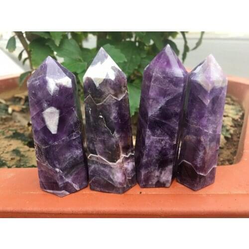 4pcs Natural beauty of the dream amethyst healing 260g
