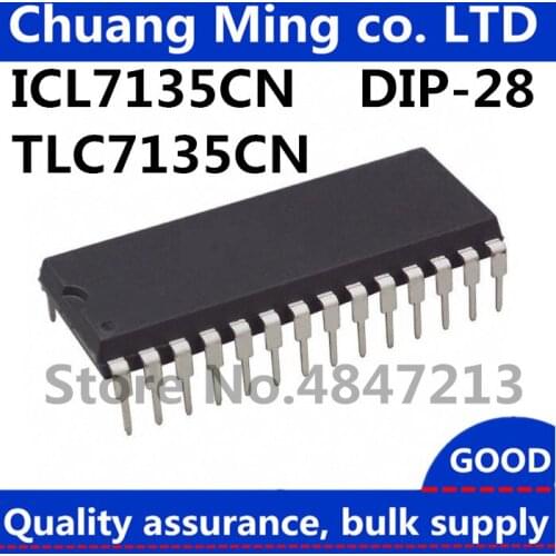 50pcs/lot ICL7135CPI TLC7135CN ICL7135CN ICL7135 DIP-28 analog to digital converter