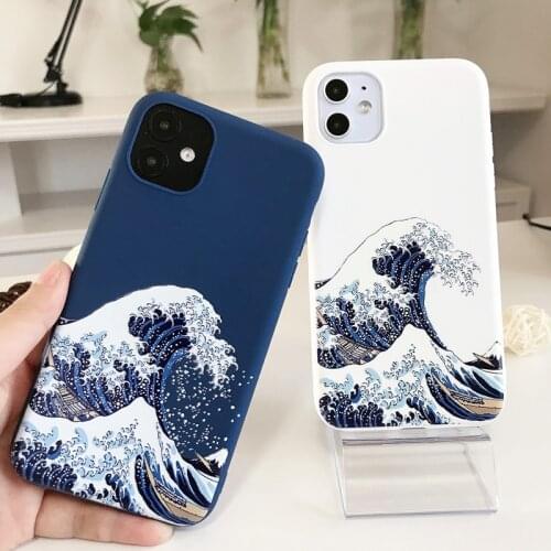 Magic surfing for iphone X XS MAX XR The Big Wave of kanagawa Cover Soft Fundas case For iPhone 12 11 pro MAX 6 7 8 Plus SE 2020
