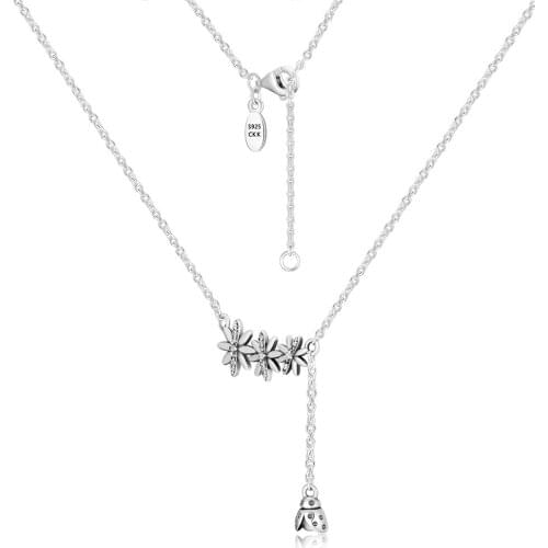 CKK 925 Sterling Silver Jewelry Spritime Necklaces Pendant DIY Making For Women Free Shipping
