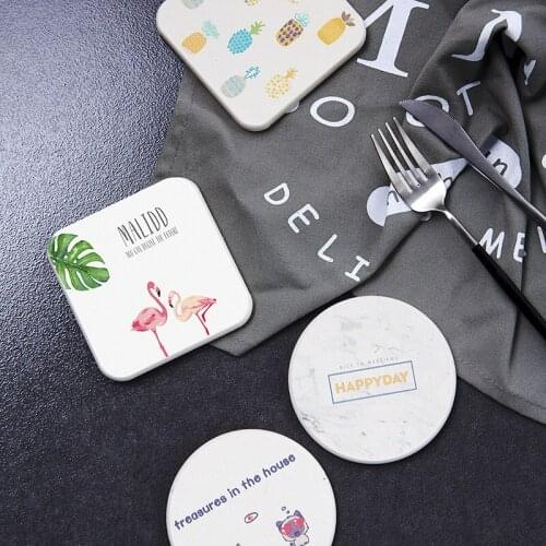 Diatomaceous Cup Coaster Water Absorption Quick-drying Mug Mats