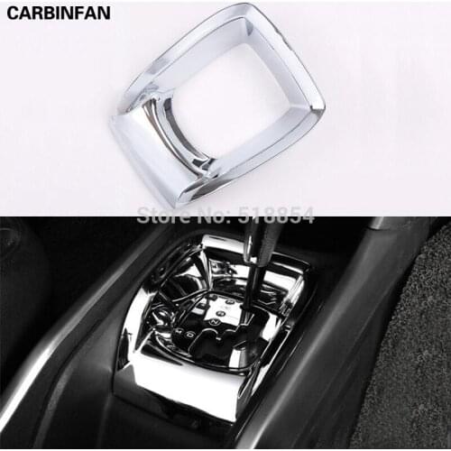 For peugeot 2008 ABS Chrome trim gear sticker center control panel sticker for Peugeot accessories Sticker