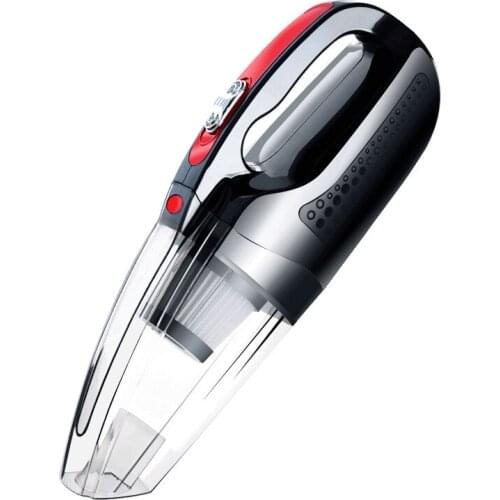 HOT！-Handheld Car Vacuum Cleaner Cordless,Portable 120W 4500Pa Powerful Handheld Vacuum Cleaning for Home with Hose,Black