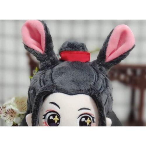 Limit The Untamed Wang yibo Xiao zhan star plush doll toy stuffed rabbit ear Doll accessories MDZS cute lovely Cos cosplay Gift