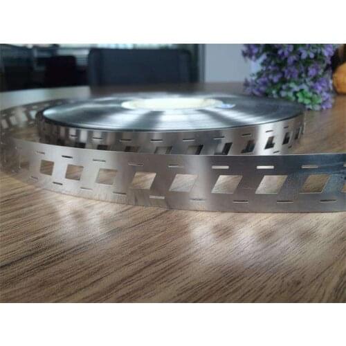5m 0.12mm 0.15 x 23mm 0.15 x 25.5mm 0.2mm 2P Nickel Plated Steel Strap Strip Sheets for 18650 lithium battery pack spot weld