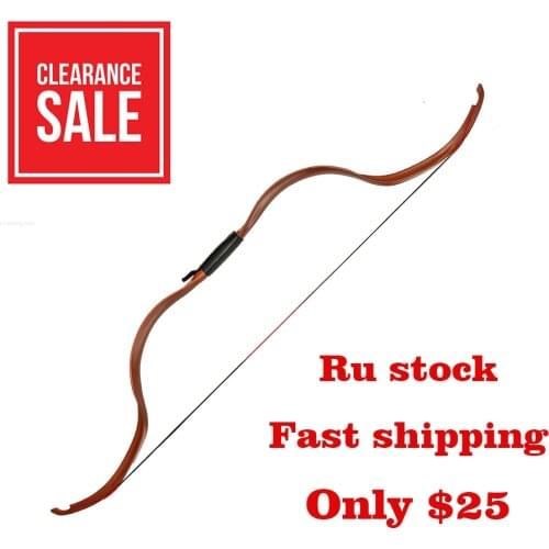 Take Down Recurve Bow 25lbs Traditional Bow Archery Bow for Children Youth Outdoor Training Hunting Clearance!!!RU Stock