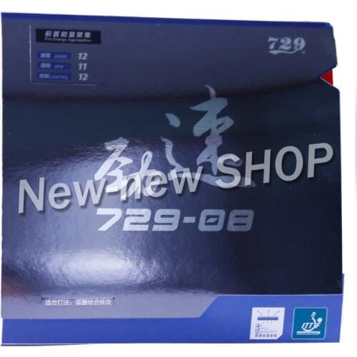 729 friendship 729-08 Speed of strength Pips-In Table Tennis Ping Pong Rubber with Sponge