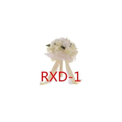 New imitation flower bride holding flower rose wedding bouquet wedding ball RXD