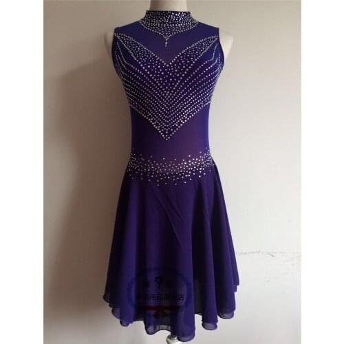 Girls Custom Figure Skating Dresses Graceful New Brand Ice Skating Dresses For Competition DR4114