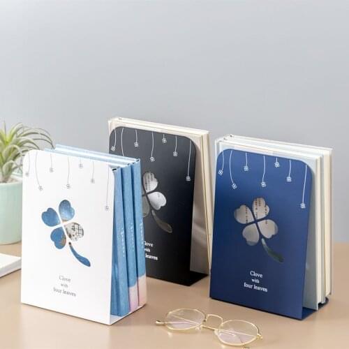 2PCS/Pair Book Stand Student Easy Learning Storage Desk Book Shelf Iron Plate Desk Organizer book Holder