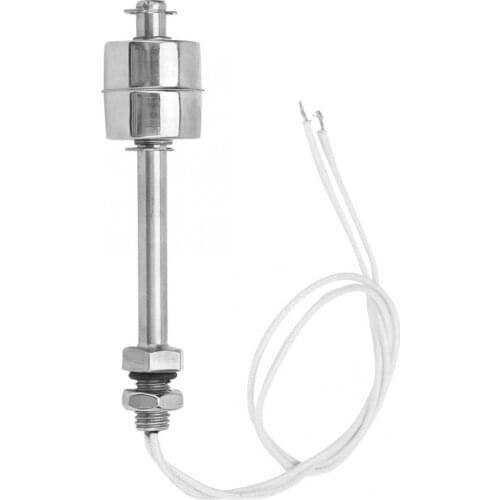 Float Switch Tank Liquid Water Level Sensor Stainless Steel Water Tower Tank Pool Flow Sensors 100mm 0~220V