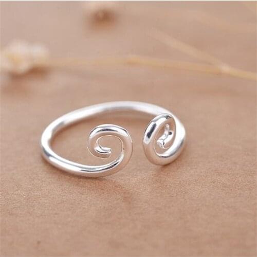 Chinese Myth Monkey King Headdress Ring Silver Plated Luster Opening Ring Personality Lovers Desire Eternal Love Jewelry