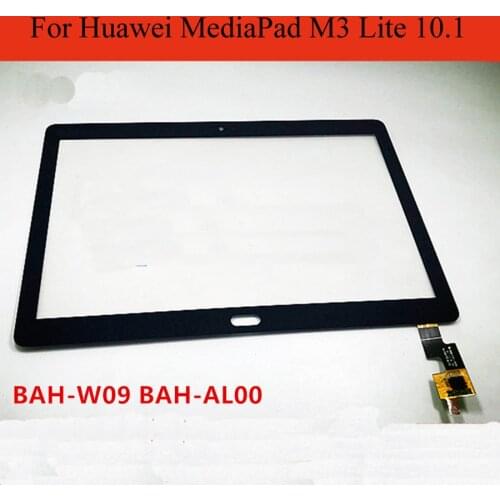 For Huawei MediaPad M3 Lite 10.1 inch BAH-AL00 BAH-W09 BAH-L09 Touch Screen Digitizer Panel front Glass Sensor Replacement parts
