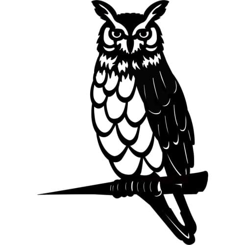 Steel Branch Owl Bird Garden Yard Decoration Outdoor Metal Tree Garden Stakes Home Decor Decoratie Outdoor Design Ideal Gift