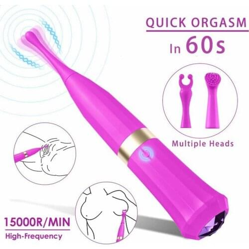 Pleasure Pen Tease Vibrate AV Stick Female Masturbation Device G Spot Massager Clitoris Stimulator Adult Sex Toy For Women