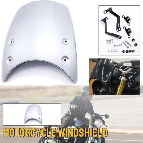 Motorcycle Windshield For BMW R NINE T R9T 14-17 Aluminum Front Screen WindScreen wind deflector Accessories