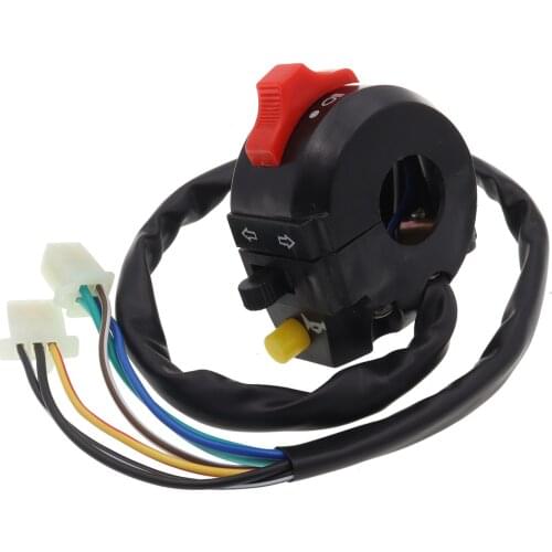 3-Function Kill Light Hi-Lo Beam Electric Start Switch for 50cc 70cc 90cc 110cc 125cc ATV Quad Pit Bike Buggy Go Kart