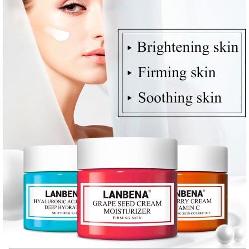 40g LANBENA Grape Seed VC Hyaluronic Acid Facial Lifting Firming Deepl Repairing Nourishing Protecting Revitalizing Tighten