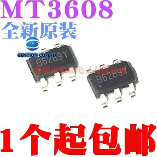 50PCS MT3608 silk-screen B628 SOT23-6 mobile power supply 5 v/1.2 A chip in stock 100% new and original