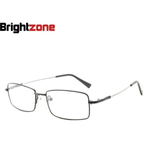 Bestselling Light Memory Titanium Metal Single Bridge Flexible Temple Optical Eyeglasses Prescription Spectacles Frame Briller