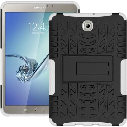 For Samsung galaxy Tab S2 8.0 2015 case SM- T710 SM-T715 Tablet armor case TPU+PC Stand Cover for Tab S2 8.0 T713 T719 2016