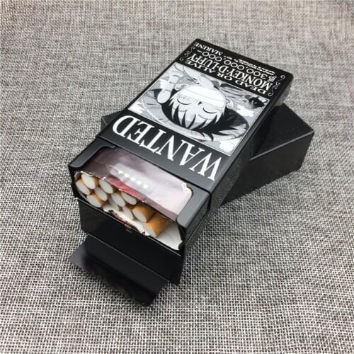 Creative Cool Special Cigarette Case Monkey D. Luffy Zoro Nami Sanji Wanted Aluminum Alloy Cigarette Case