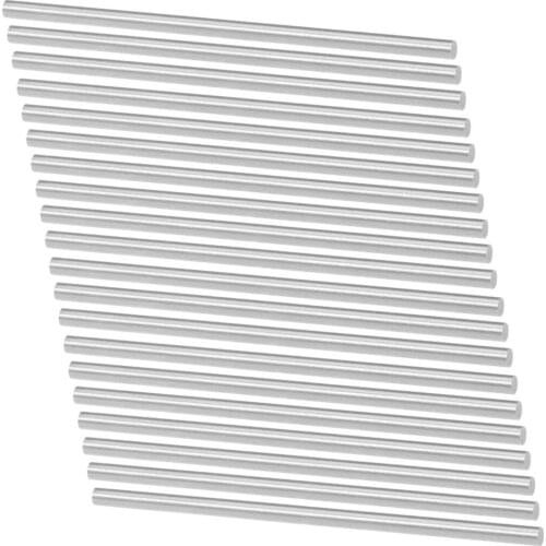 Round Steel Rod, HSS Bar Stock Tool 100mm Long, for Shaft Gear Drill Lathes Boring Machine Turning Miniature Axle 20pcs