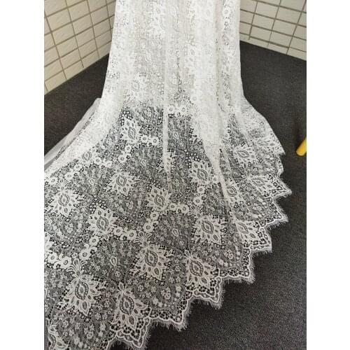 3M/ LOT 150cm hot sale French Chantilly lace fabric and trim for choice DIY kid dress shirt skirt accessory