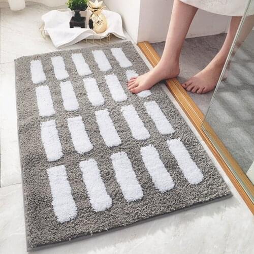 Non-Slip Bath Mat Bathroom Carpet Super Absorbent Rugs Bathtub Floor Mat Doormat for Shower Room Toilet Kitchen Accessories
