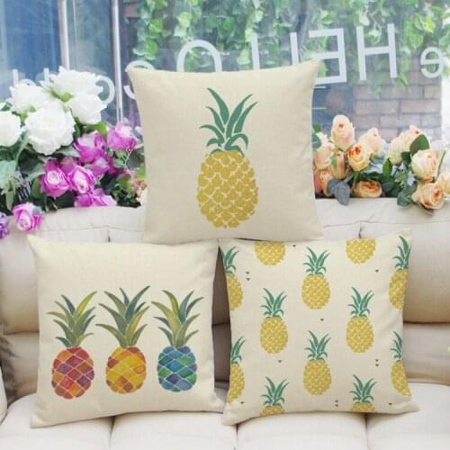 New Fruit Series Pillow Cover Pineapple pattern Chair Pillow soft Decorative Pillows creative Sofa Pillow