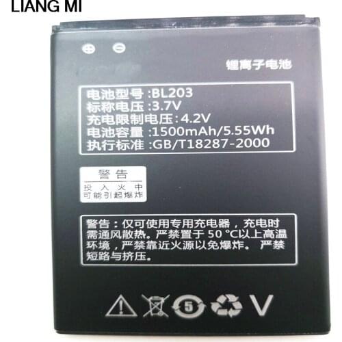 New Replacement Rechargeable BL203 Battery for Lenovo A278T A365E A308T A369 A66 A318T A385E with phone stander