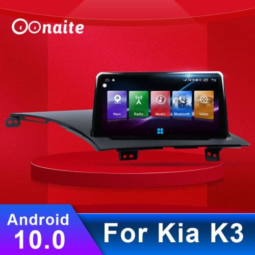 Oonaite Android 8.1 9.66 inch IPS Screen Car DVD Head Unit Auto Radio Multimedia Player car GPS Navigation For KIA K3 Free Map