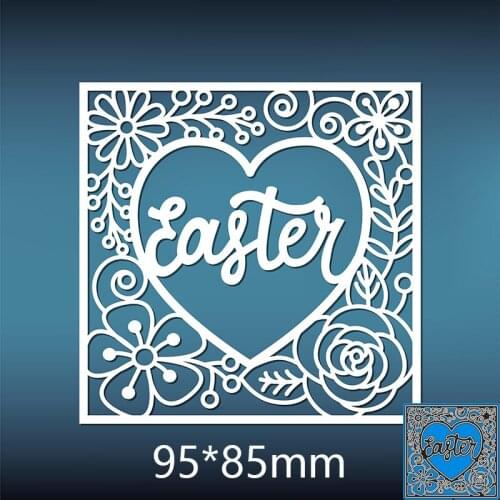 Easter Flower Metal Cutting Dies Stencils for Scrapbooking Dies Card Making Embossing Die Cut