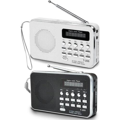 Portable Mini Am Fm Radio Stereo Speaker Support Sd/Tf Card With Usb