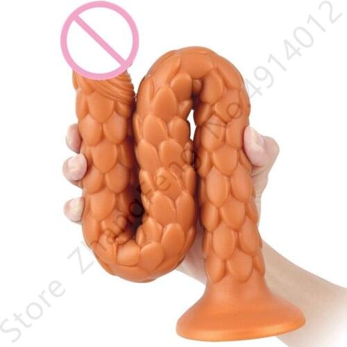 50cm Long Silicone Anal Dildo Soft Real Large Phallus With Suction Cup Realistic Penis Sex Toys For Women Dick Butt Plug Cock
